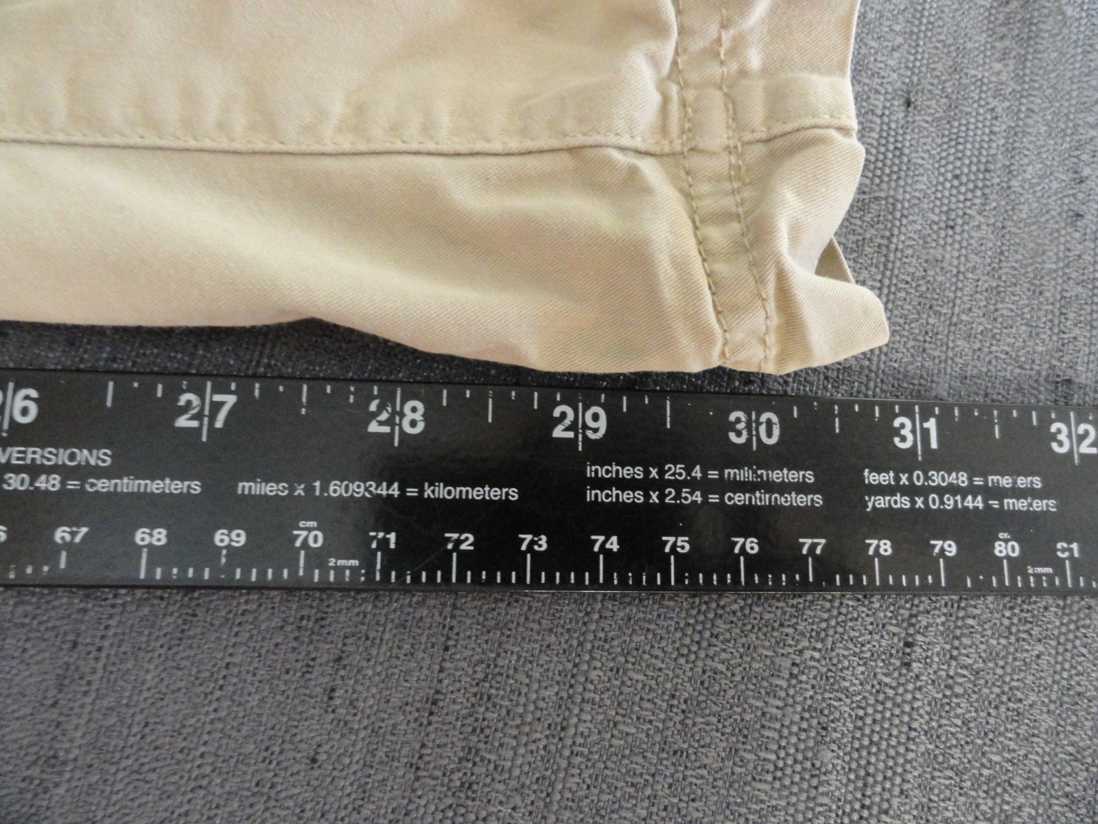 MERRELL SELECT PERFORMIX KHAKI PANTS 5 POCKET SIZE 38X31