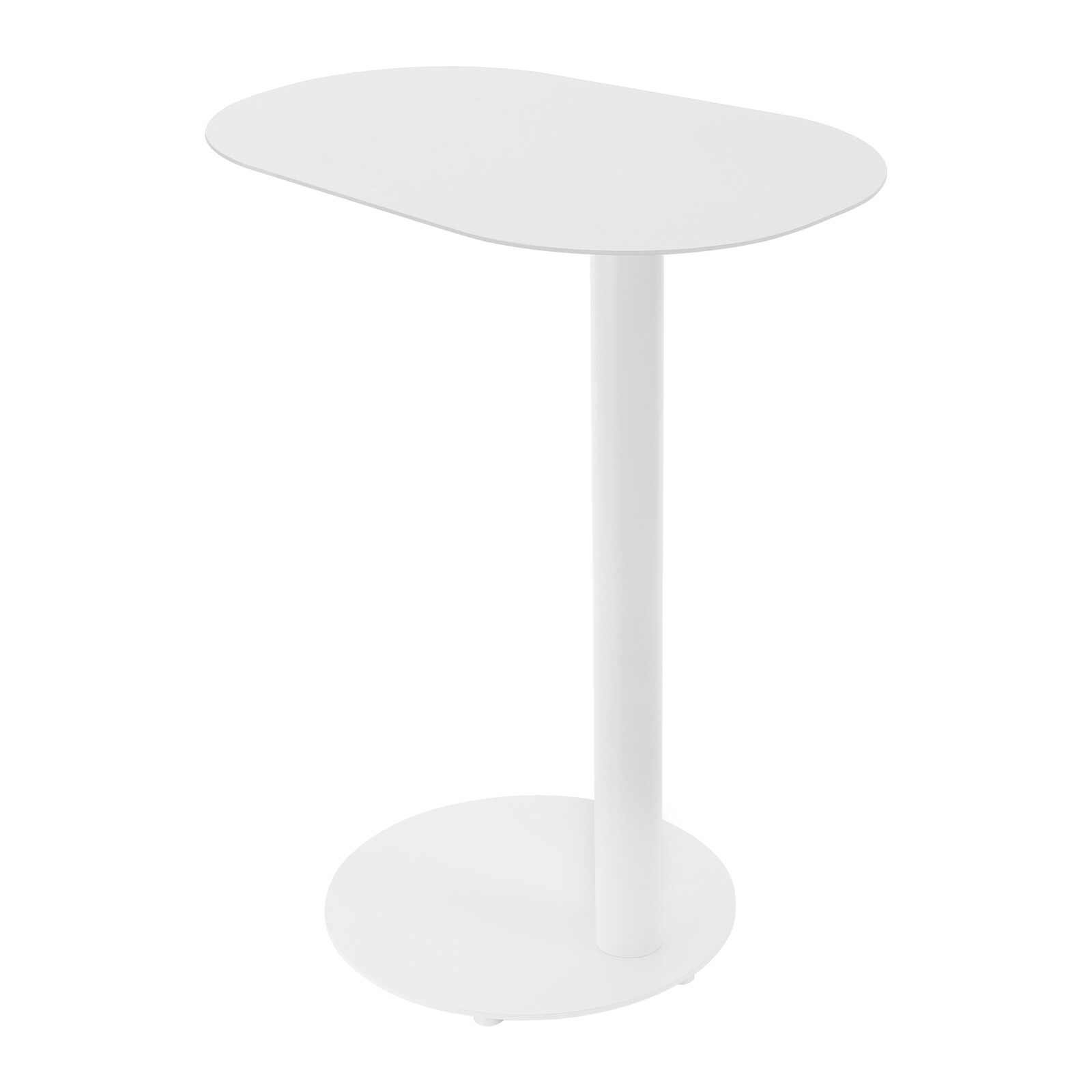 63cm C-shaped Side Table Couch Side Table 7.5kg Iron End Table For Laptop