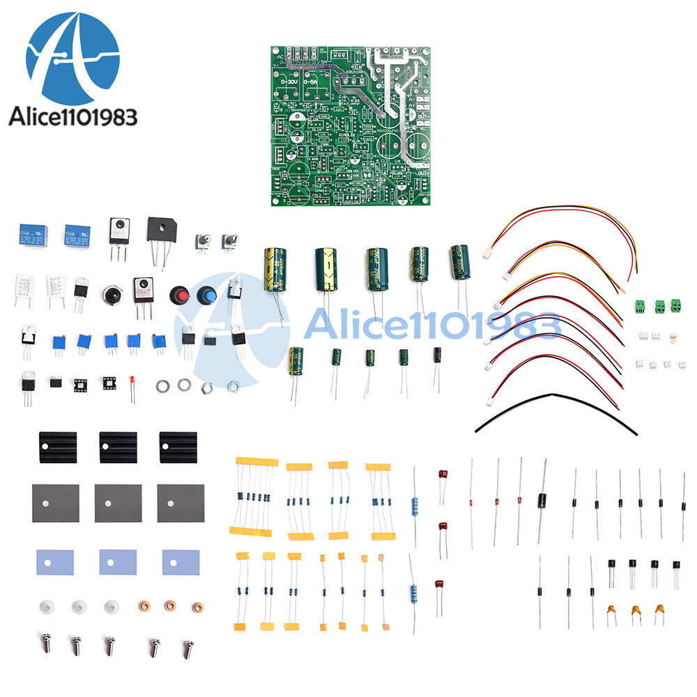 Adjustable Power Supply 0-30V 0-5A Constant Voltage And Current Board Diy Kit