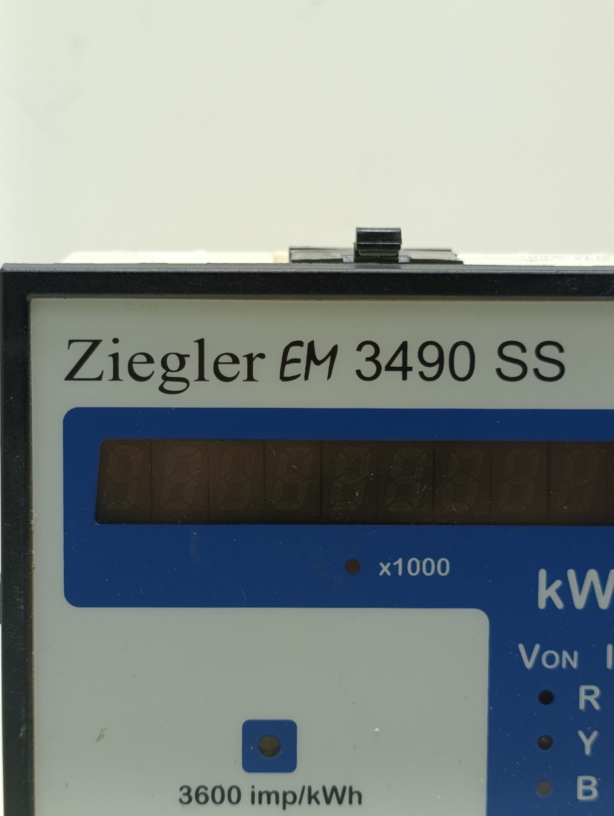 Ziegler EM 3490 SS Multifunction Power Meter EM3490SS & TESTED