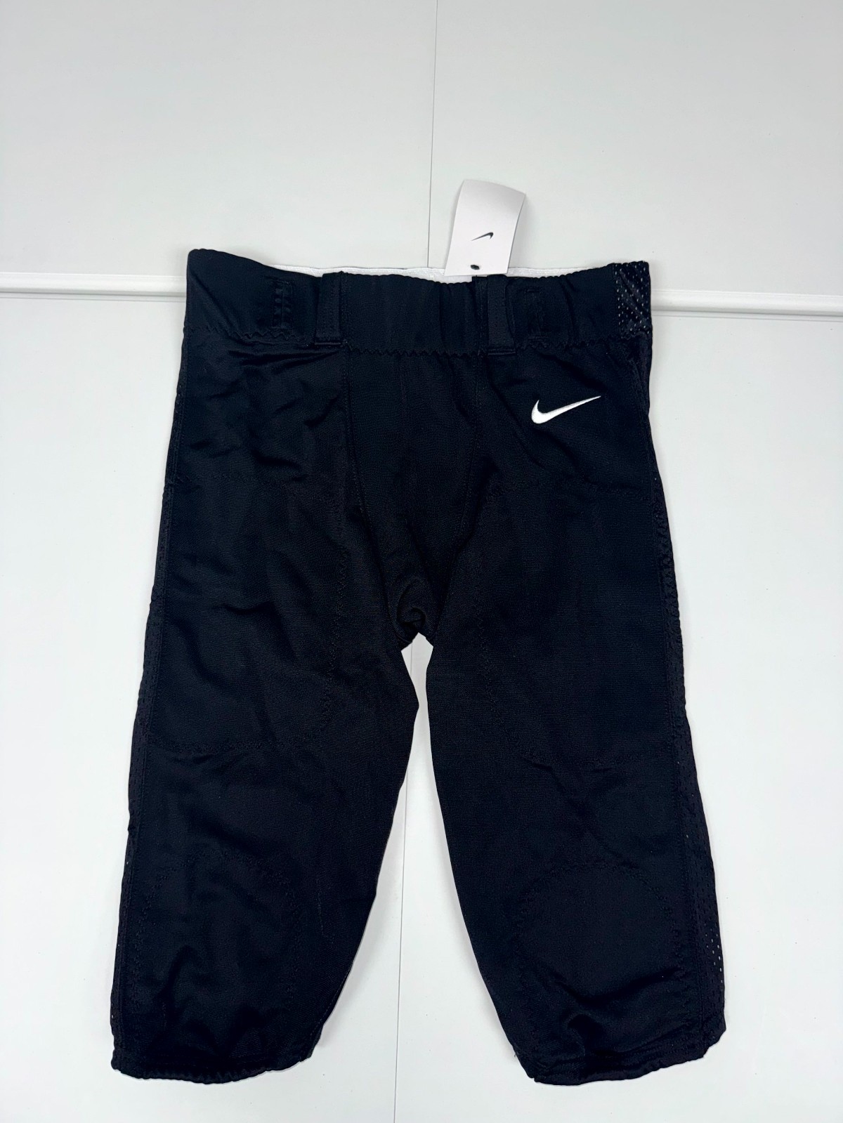 Nike Vapor Untouchable Football Pants Mens Black Swoosh Mid Rise 908728-010