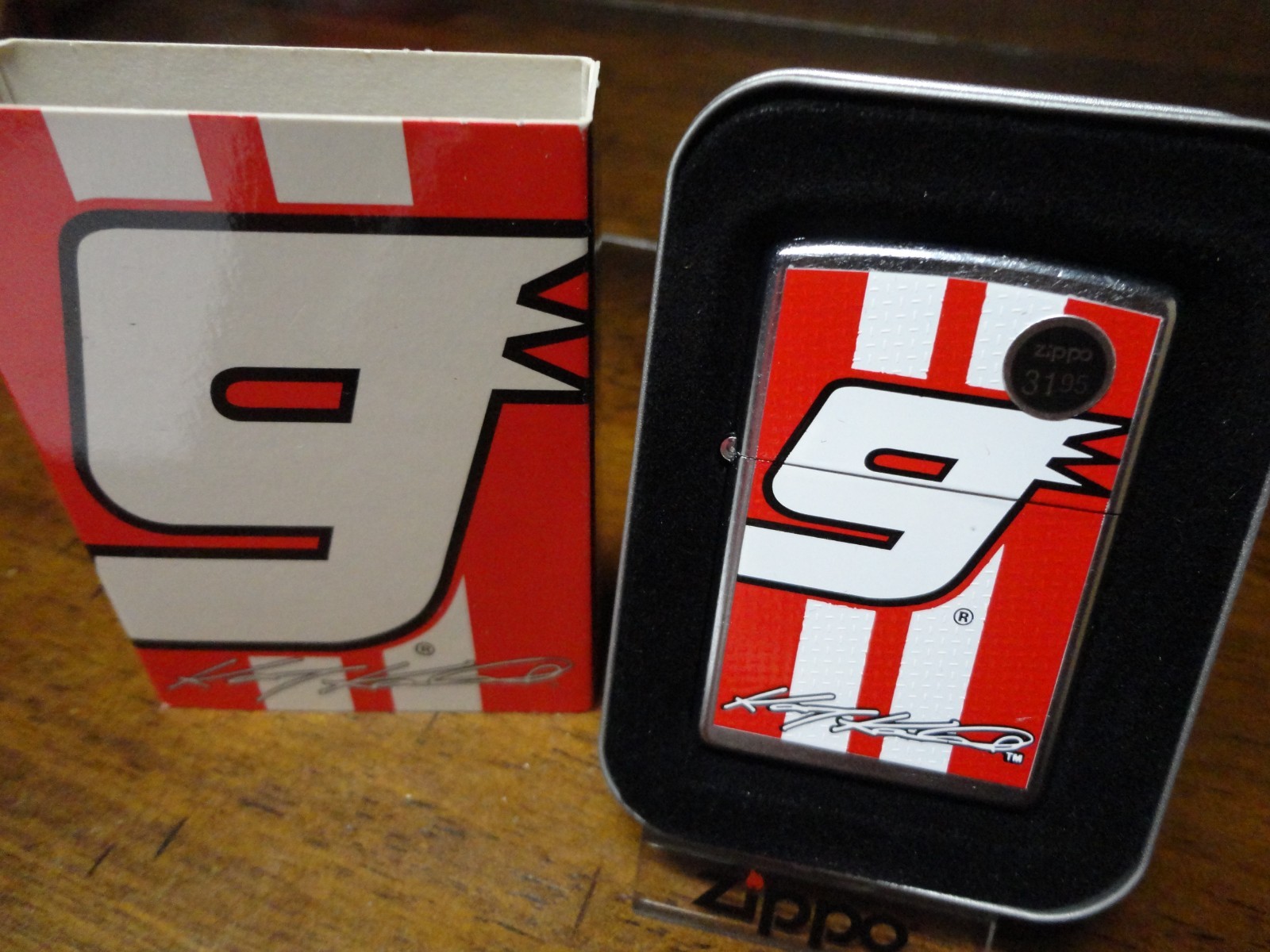 KASEY KAHNE #9 NASCAR ZIPPO LIGHTER MINT IN BOX 2005
