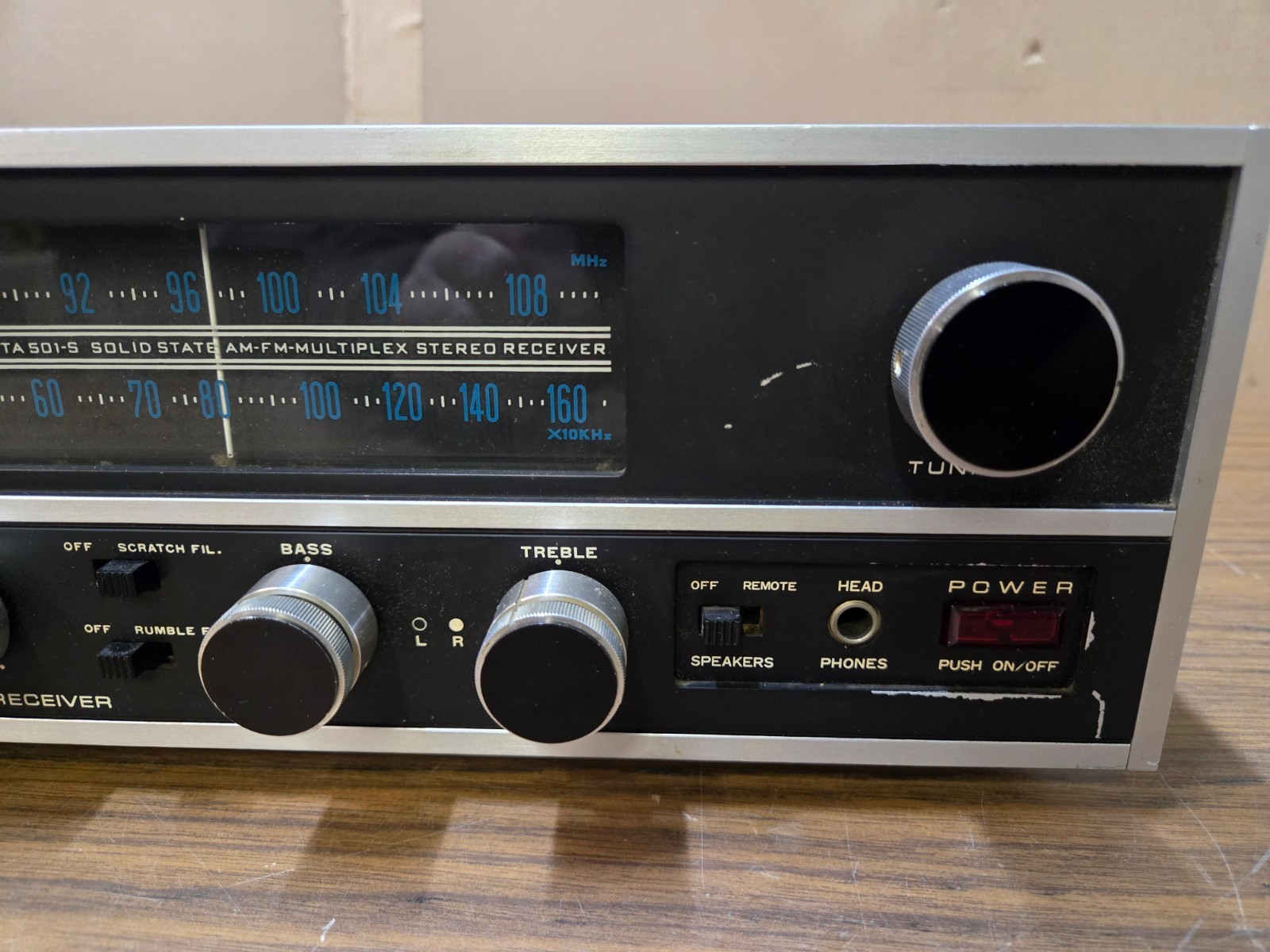 NIKKO STA 501-S Solid State AM/FM Multiplex Stereo Receiver Vintage Nice
