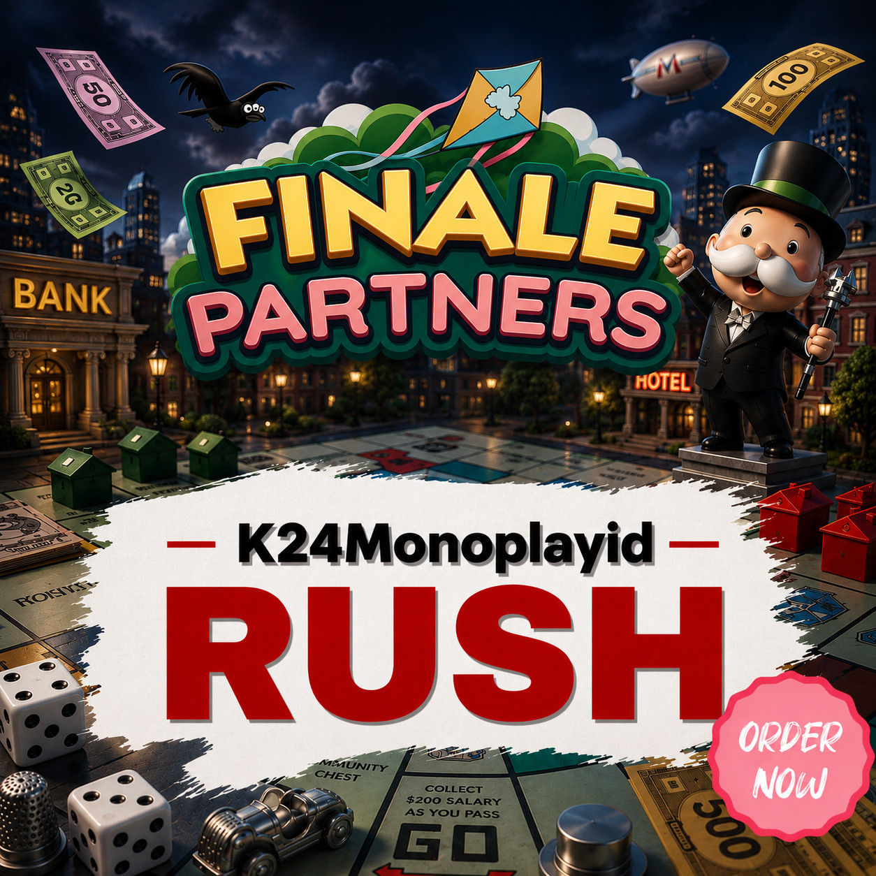 Partners Monopoly_Go Partner Event |RUSH|FULL CARRY| jul 24th|Pre ordered