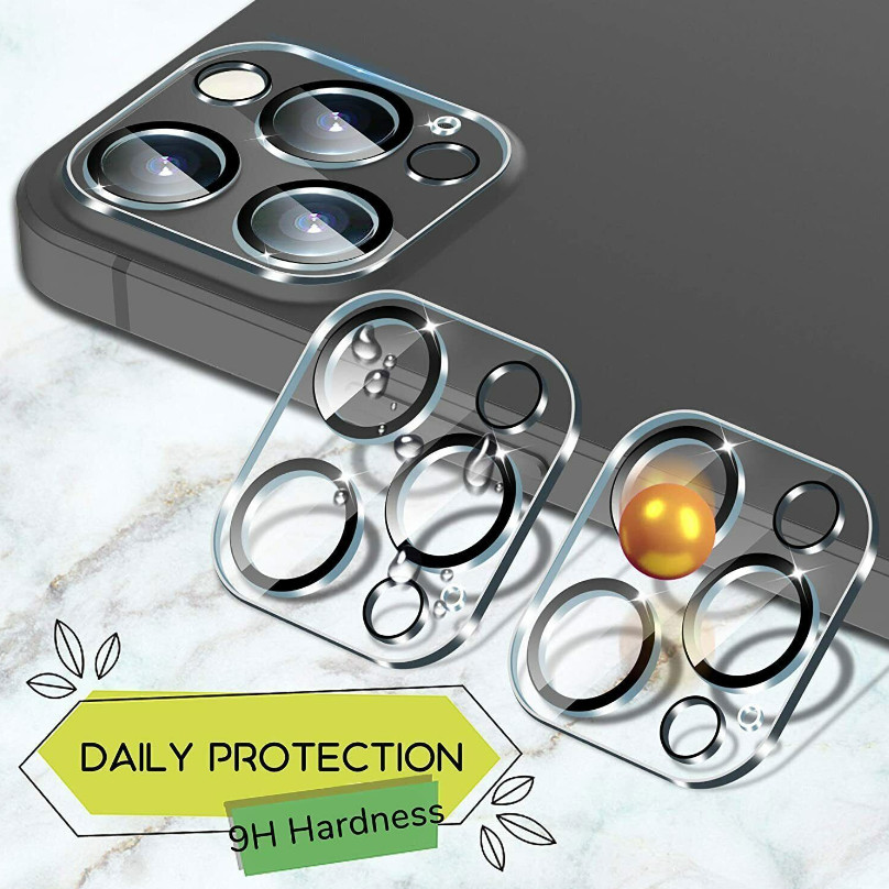 2 Pack For iPhone 13 14/ Pro /Max Tempered Glass Camera Lens Cover Protector