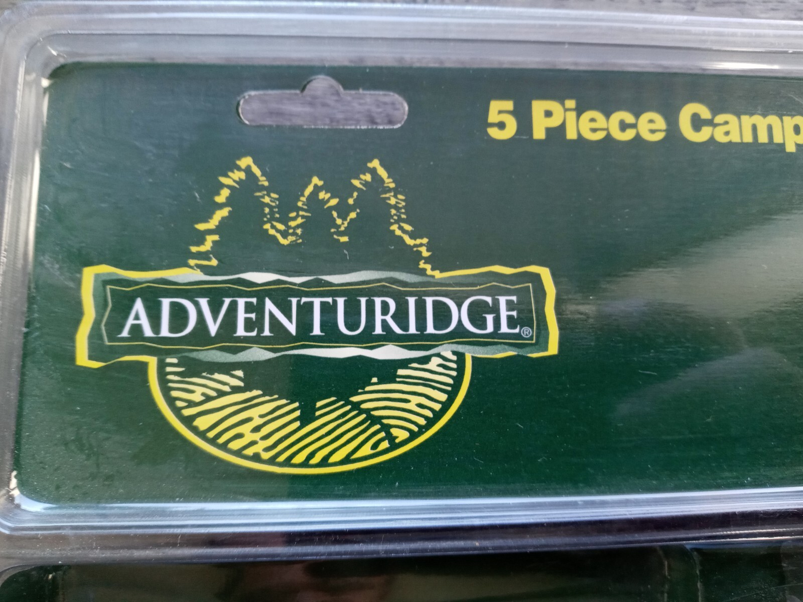 ADVENTURIDGE 5 Piece Camping Set: Multi Tool, Knife, Flashlight, Compass, Pouch