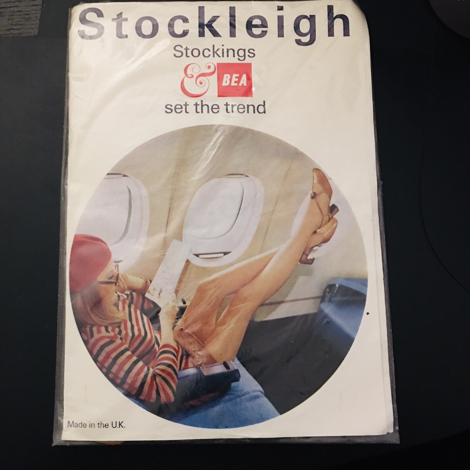 Vtg Stockleigh Stockings & BEA Size 8.5 Pantyhose Nylons Hosiery South Seas BNIP