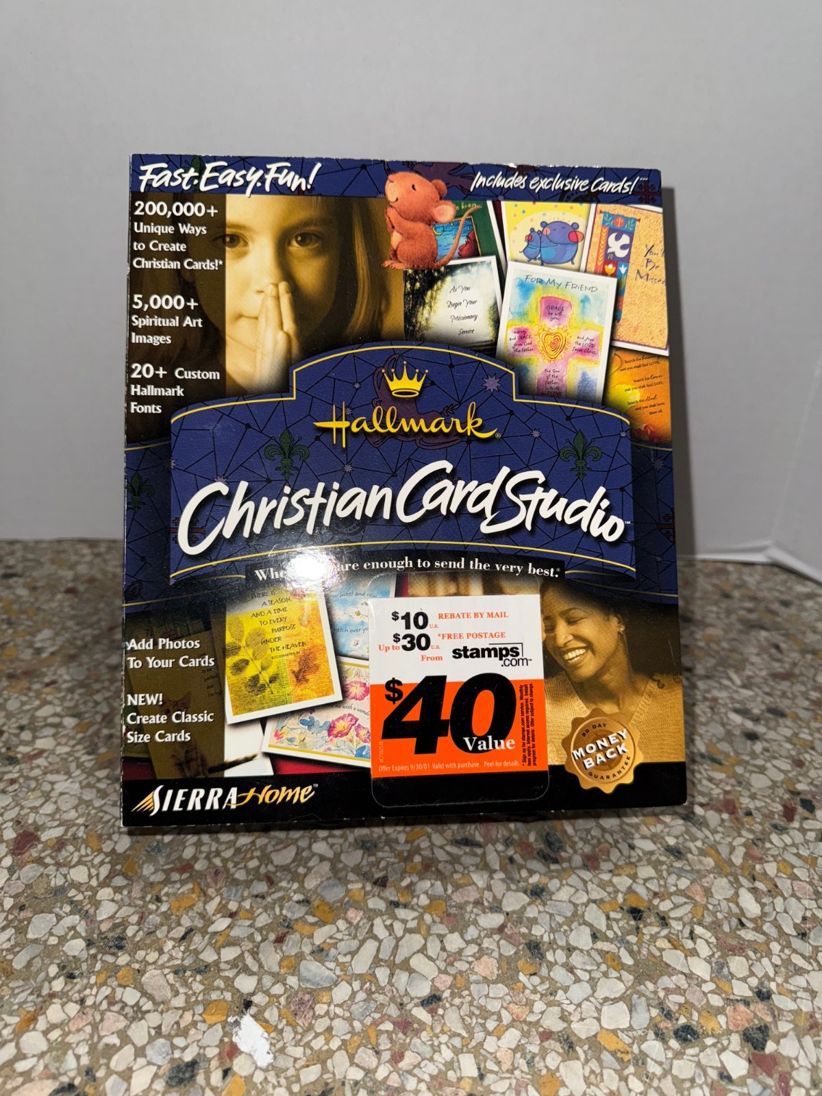 Sierra Home Hallmark Christian Card Studio Windows PC Big Box RARE New/Sealed