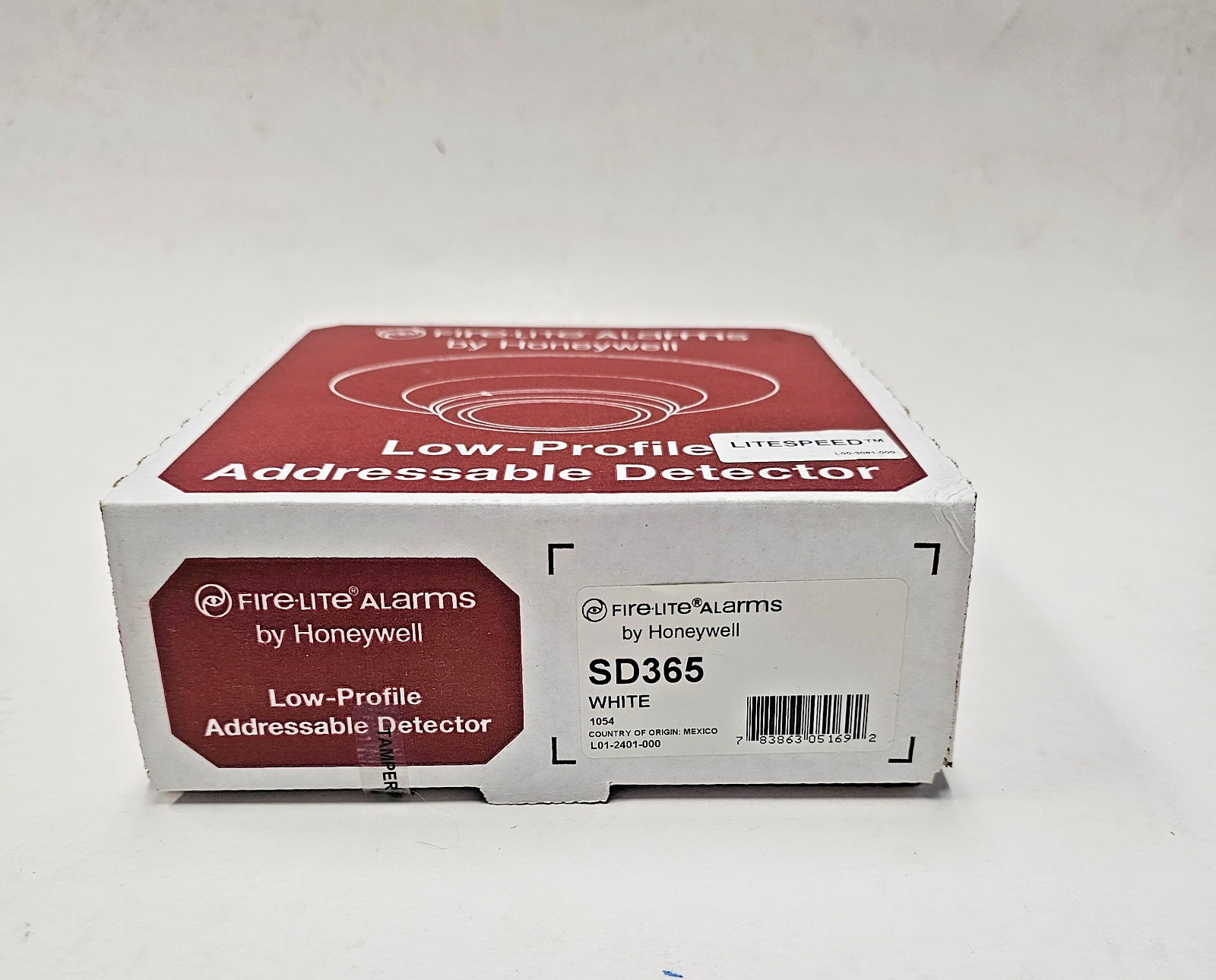 Fire-lite by Honeywell SD365 Low-Profile Addressable Detector NEW Open Box