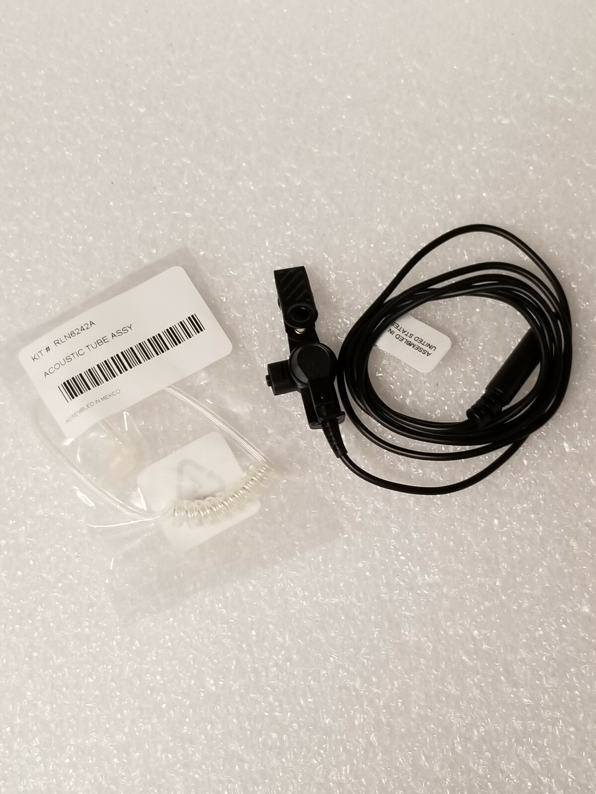 Genuine OEM Motorola RLN6242A RLN6242 Quick Disconnect Acoustic Tube KIT