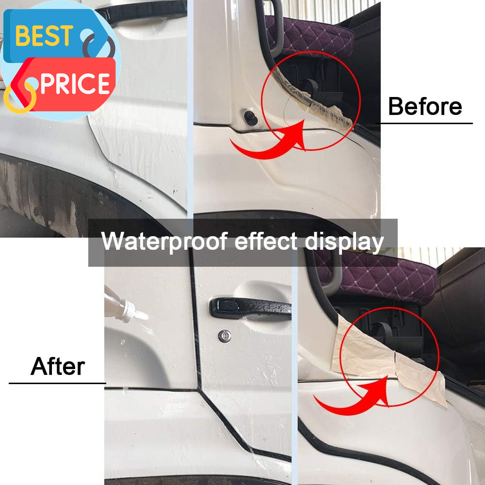 Universal Automotive Door Seal Strip D-Shape Self-Adhesive Weather Stripping for