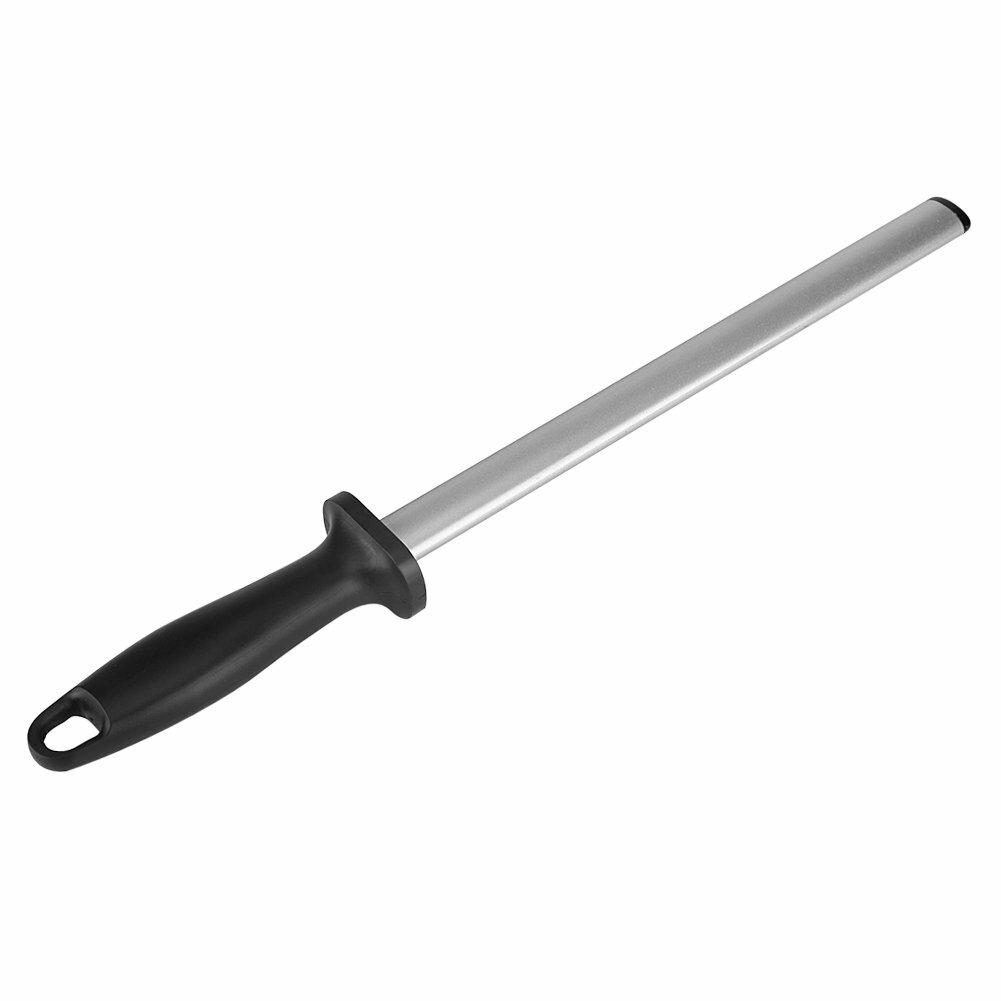 12 inch Kitchen Knife Sharpener Rod Diamond Knife Sharpening Steel For Knife US