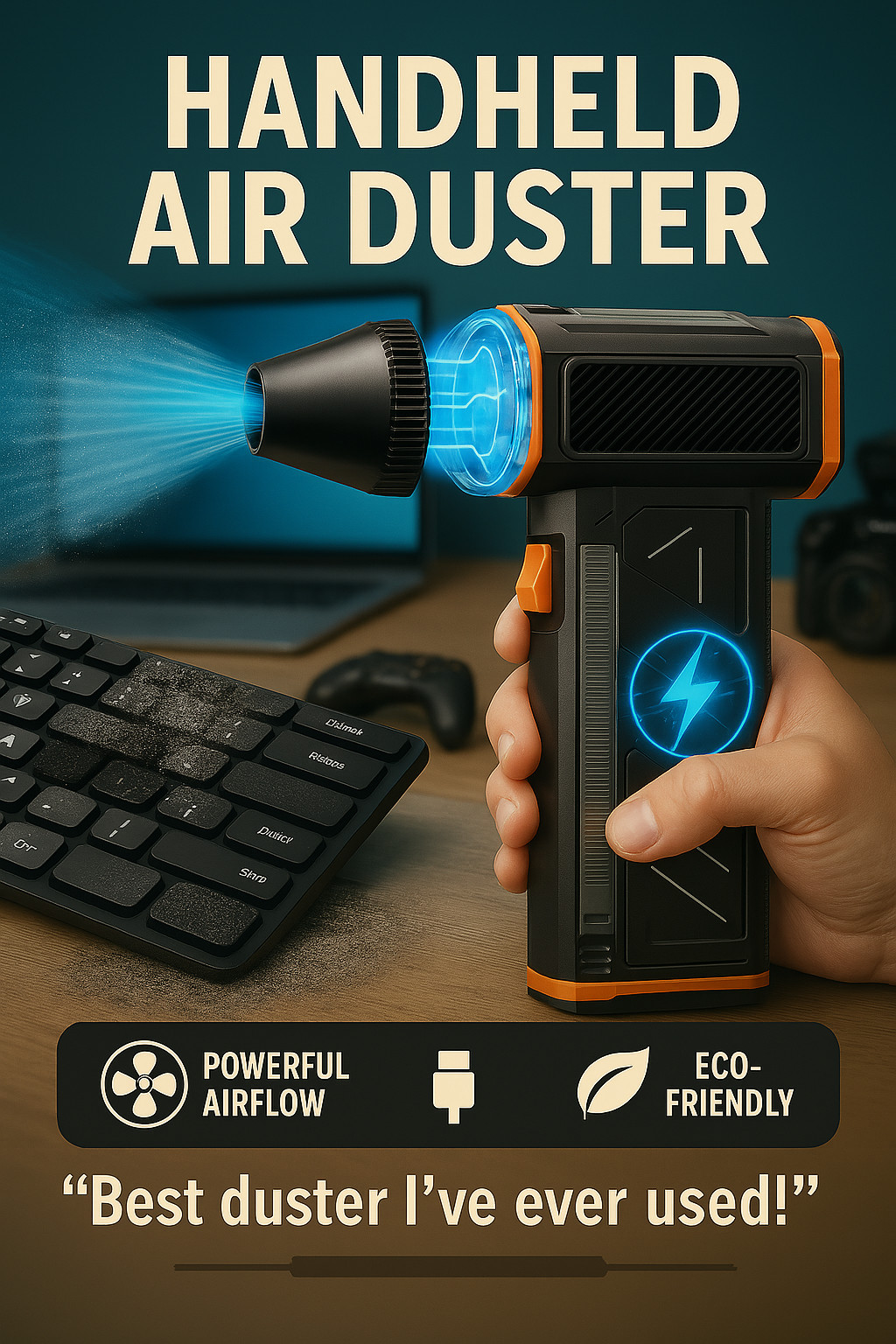Rechargeable  Battery Blower Fan To Cool Off,House Dusting,Auto Detailing