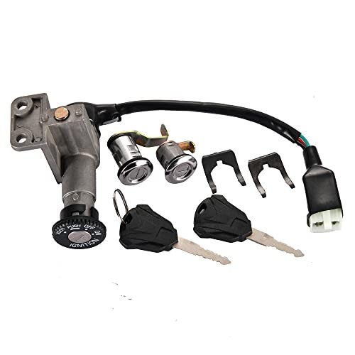 Ignition Switch Key Assembly Replacement for GY6 49cc 50cc Chinese Moped