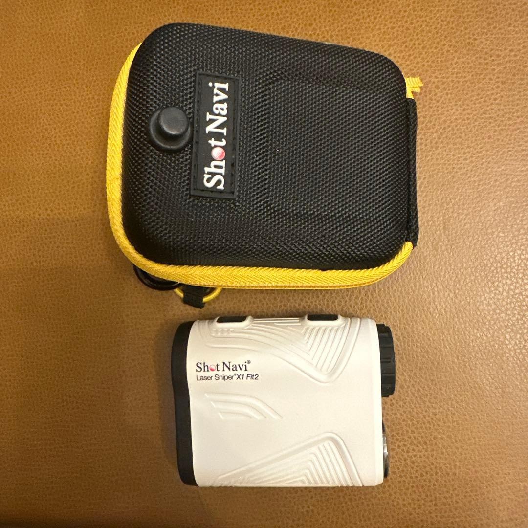 Shot Navi Laser Sniper X1 Fit2 Golf Laser Rangefinder White Used Compact