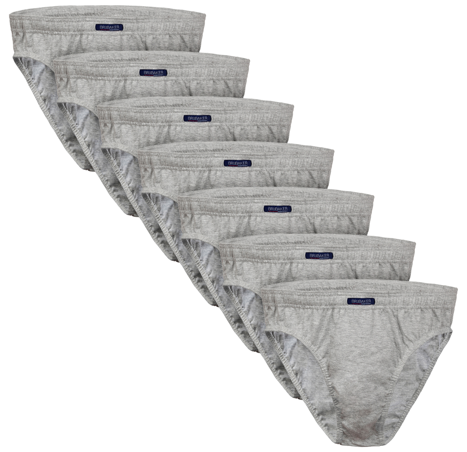 BRUBAKER Men's Basic Sport Brief 7-Pack