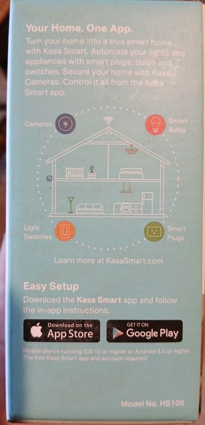Kasa Smart Wi-Fi Plug Mini