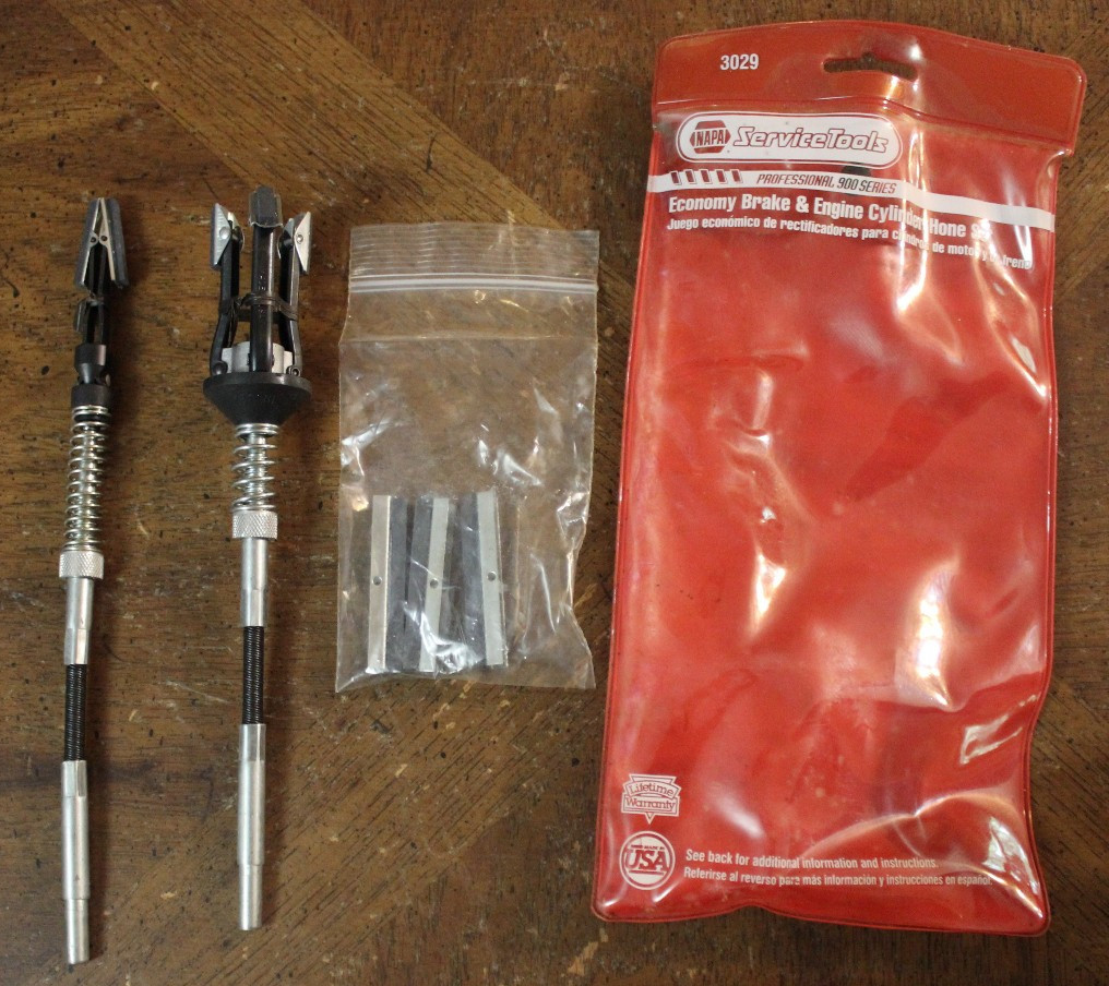 Napa Economy Brake and Engine Cylinder Hone Set with Extra Stones and Case USA
