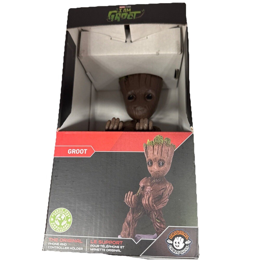 I Am Groot Gaming Cable Guys Original Phone & Controller Holder Character Stand