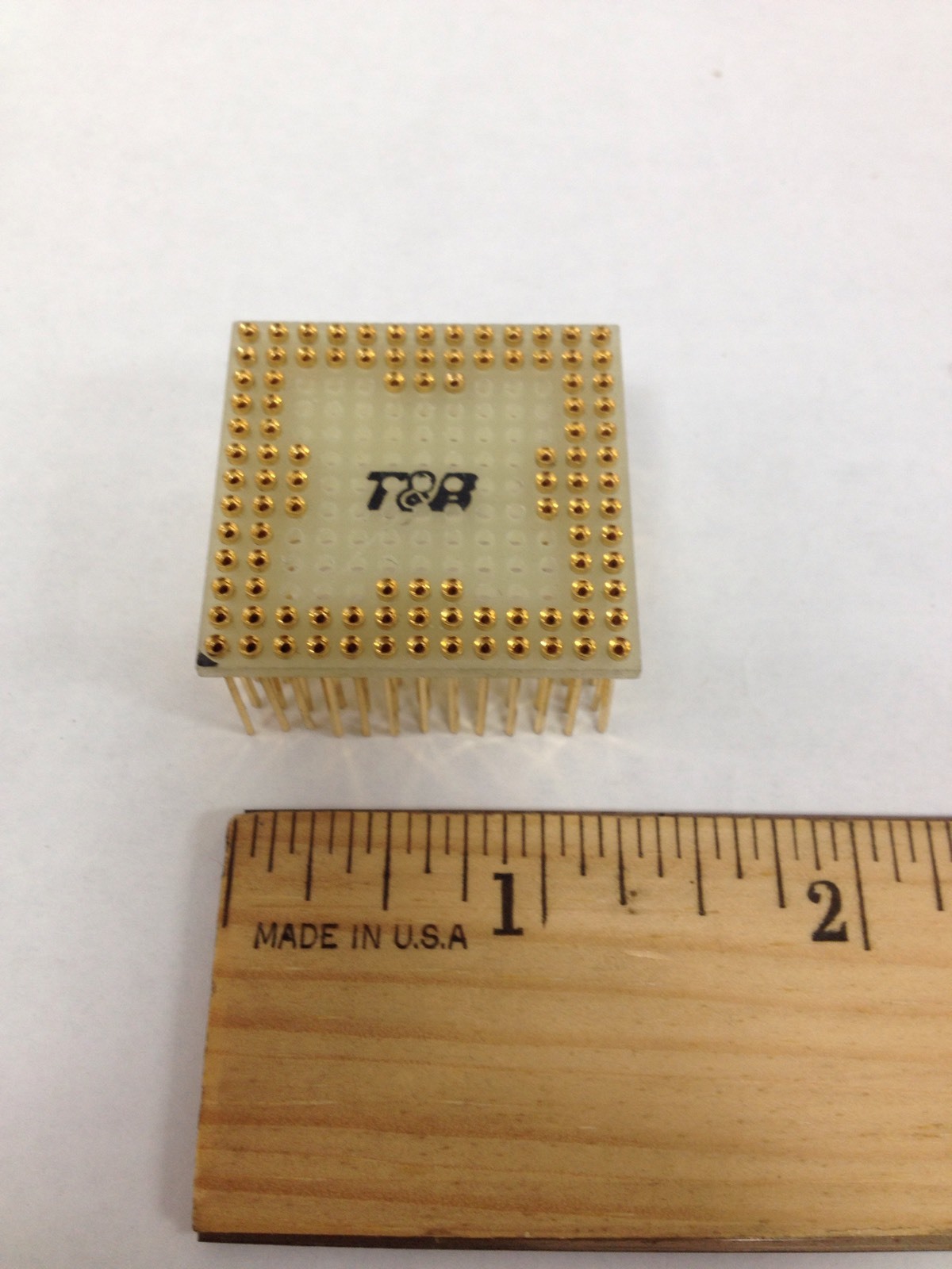 T&B 100 PIN PGA SOCKET GOLD CONTACT WIRE WRAP
