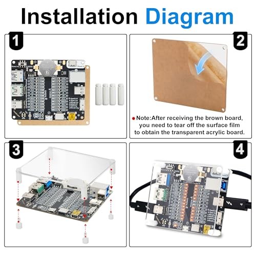 USB Cable Tester Board USB Cable Checker USB Cable Checker with Acrylic Case