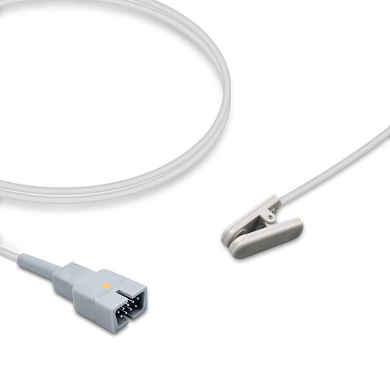 D-YSE Non-Oximax, 3.0m Compatible Adult Ear Clip SpO2 Sensor for Nellcor (1Pc)