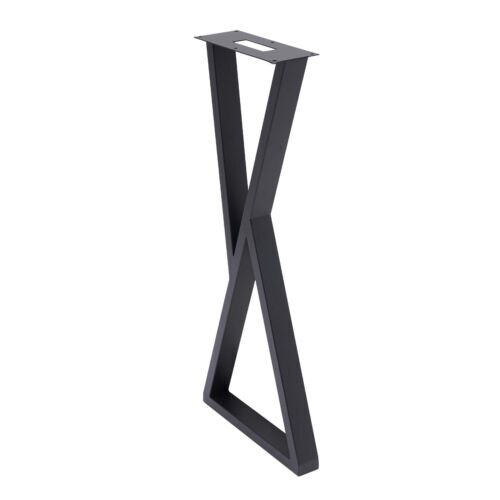 X-Shape 32" Metal Coffee Table Legs Set of 2 Steel Bench Desk DIY Furniture Legs