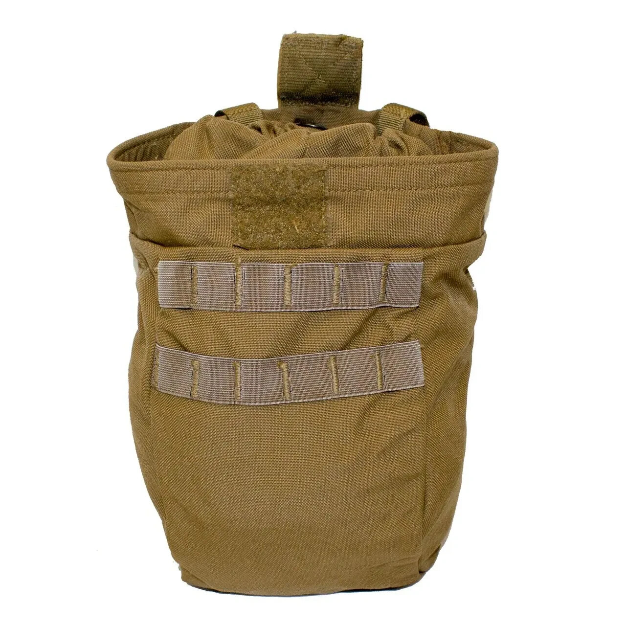 USMC Roll-Up Dump Pouch- Marine Corps Coyote Brown Pouch for Empty Magazines