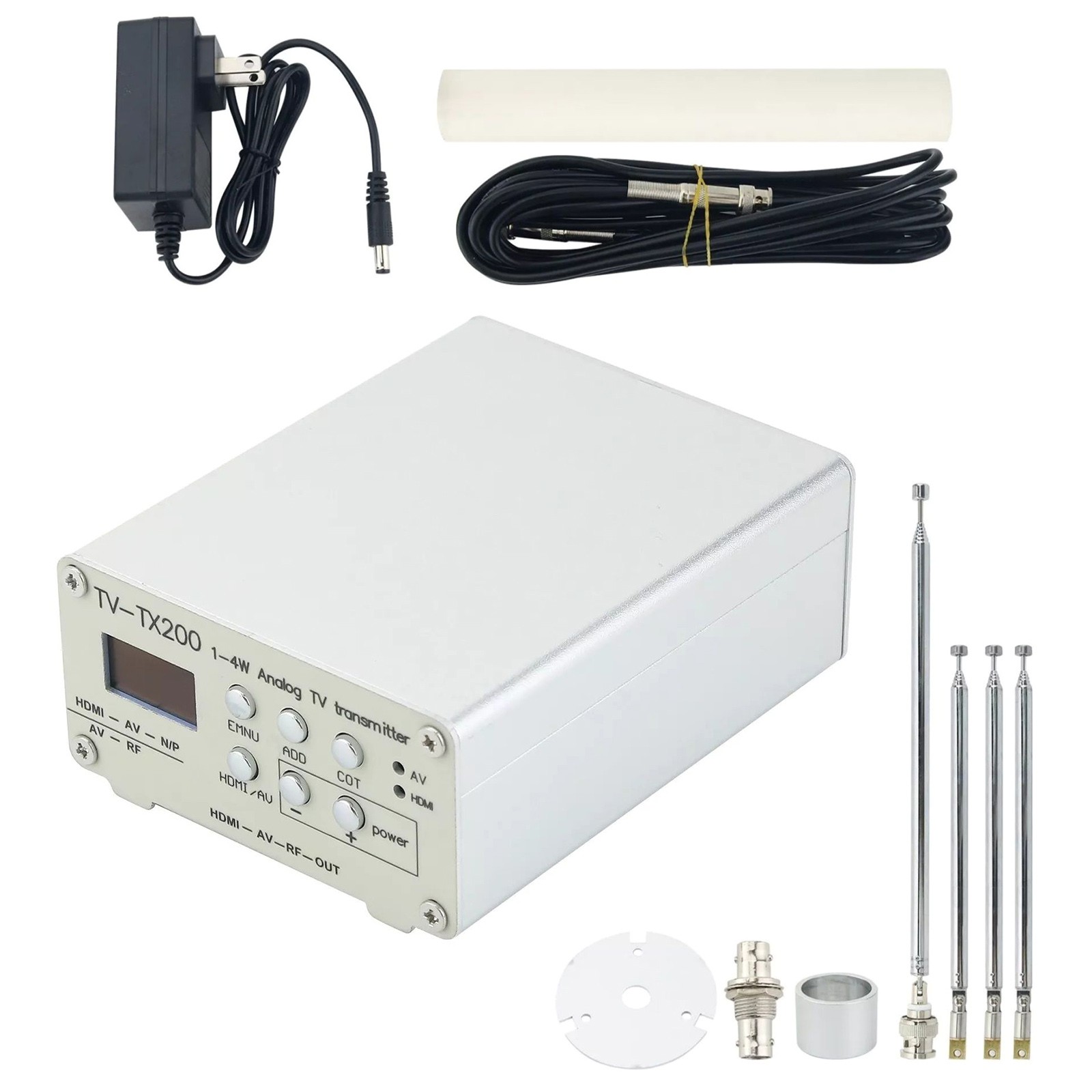 TV-TX200 VHF/UHF Analog TV Transmitter For HD/AV Input Analog Signal Transmitter