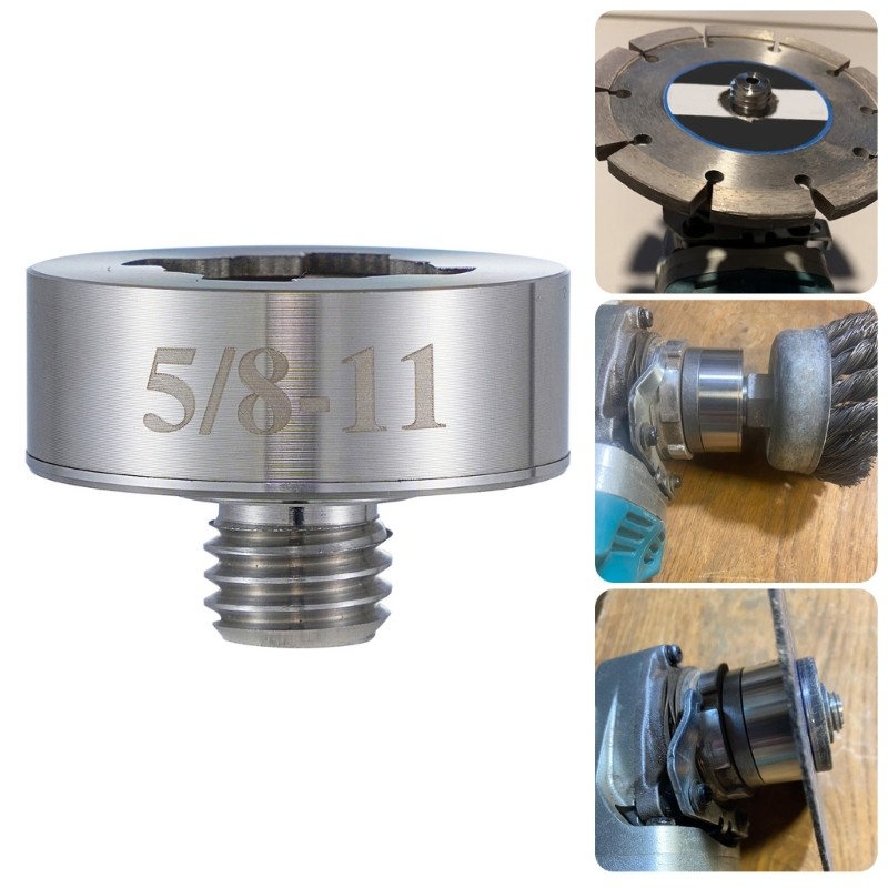 Angles Grinder Adapter 5/8"-11 Thread for X Lock Optimizes Performances