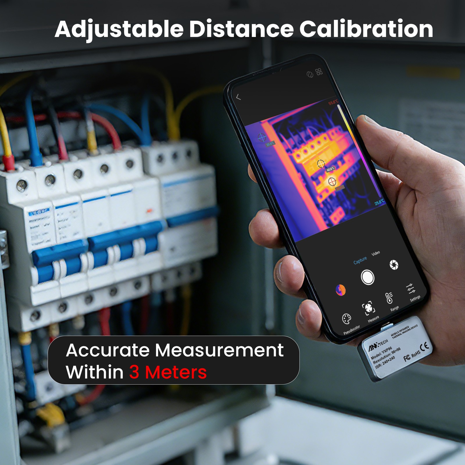 ANXTECH Infrared Thermal Image Camera Super Resolution 240*240 for Android