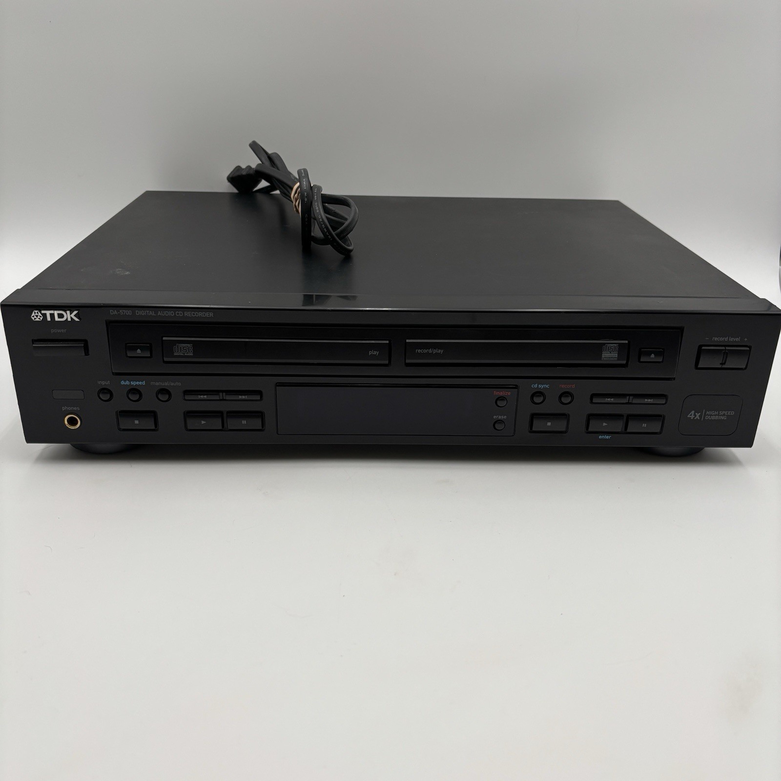 TDK DA-5700 Digital Audio CD Recorder - As Is - Repair - READ