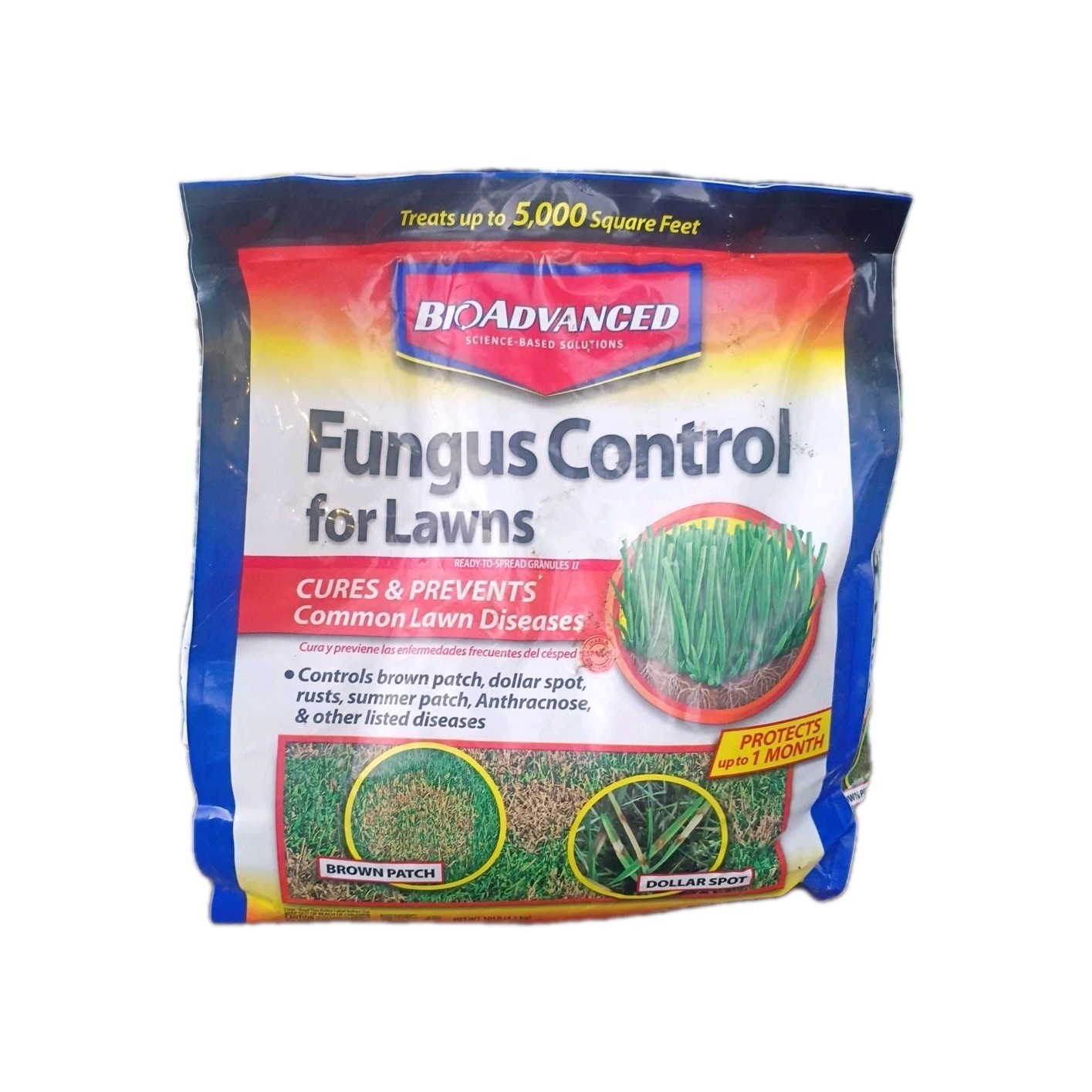 Bioadvanced Fungus/Diseases Control Grass Seed 10 Lbs Bag Treats 5k Square Feet