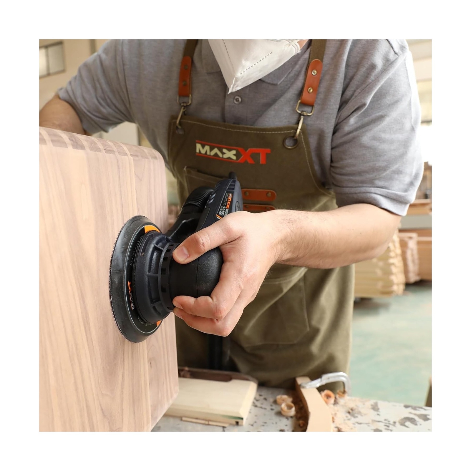 MAXXT Electric 2.5mm Random Orbital Sander Brushless 350W 3A Multi-function V...