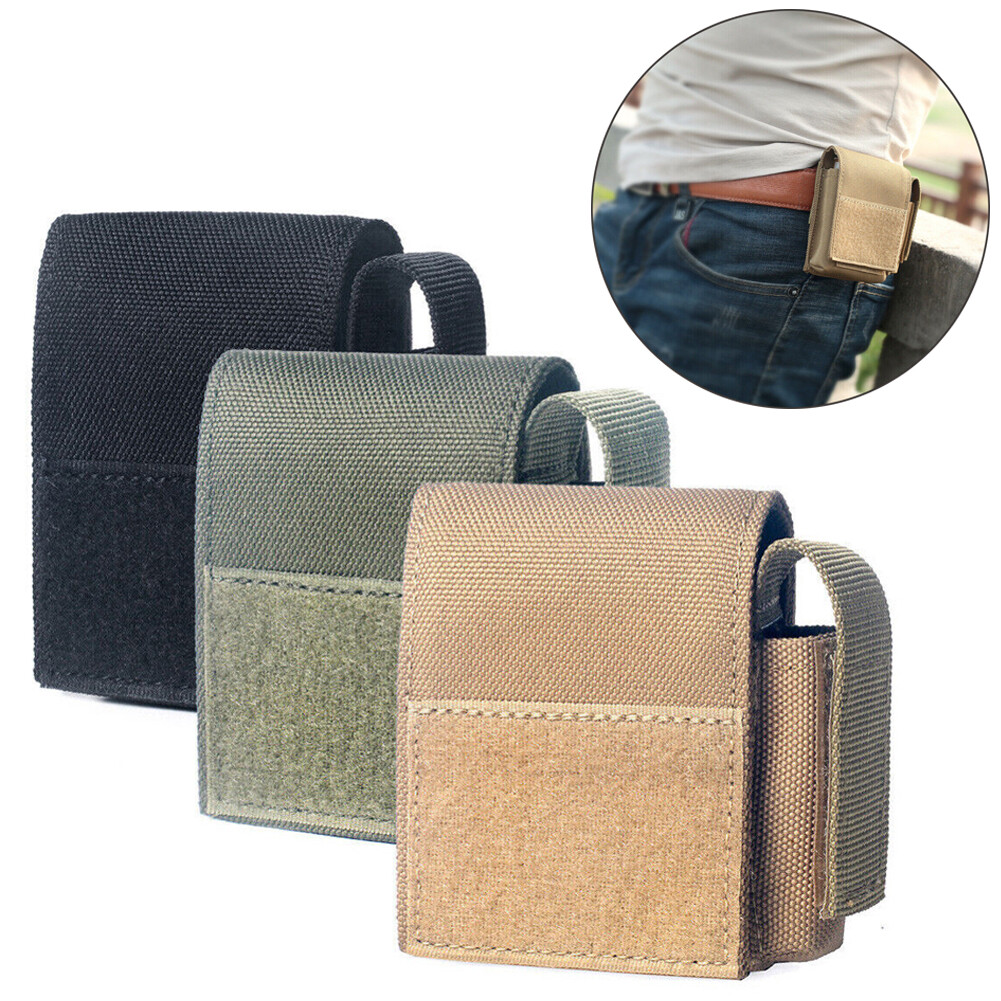Outdoor Tactical Molle Cigarette Lighter Bag Waist Belt Battery Utility Pouch US