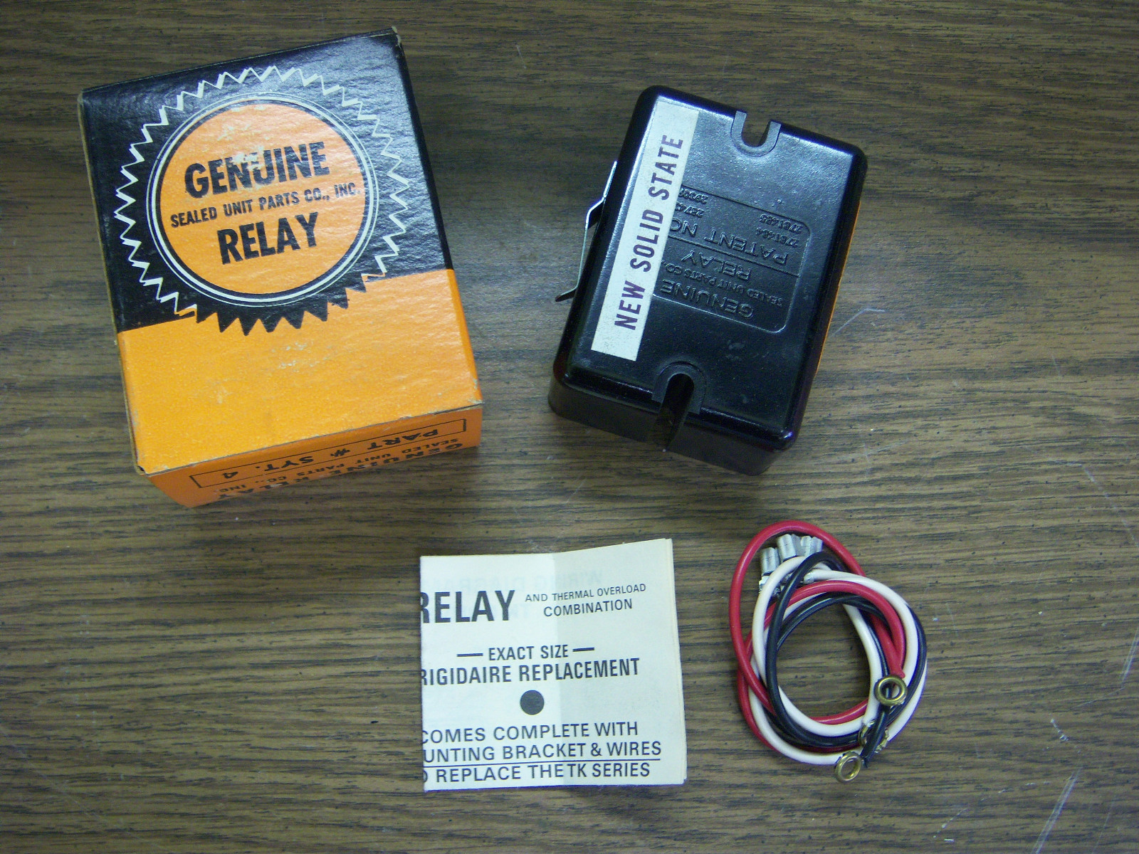 GENUINE SOLID STATE RELAY SYT-4 WITH TK CONVERSION KIT NEW
