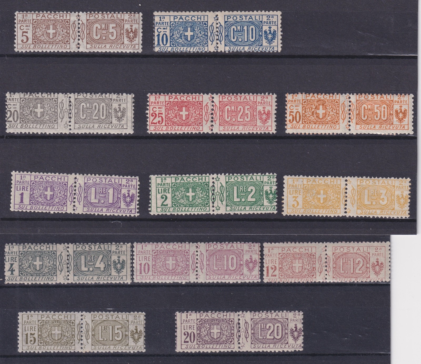 1922 KINGDOM PARCELS KNOT SAVOY MNH CERTIFICATE DIENA
