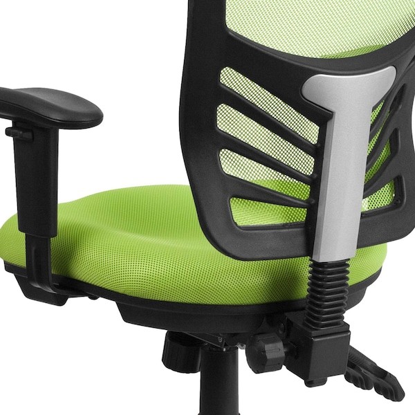 Flash Furniture Hl-0001-Gn-Gg Contemporary Office Chair, Green Seat, Black