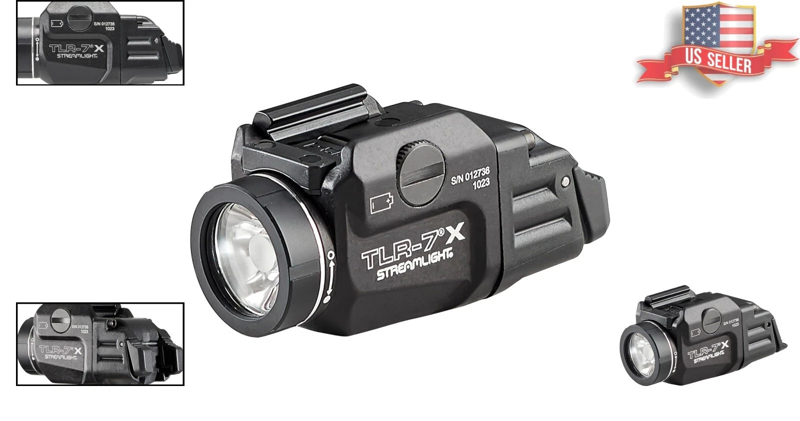 TLR-7X Low-Profile Rail-Mounted Tactical Weapon LED Light
