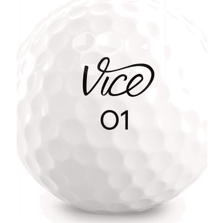 (2 pack) Vice Golf Pro Zero White 1 Dozen Balls