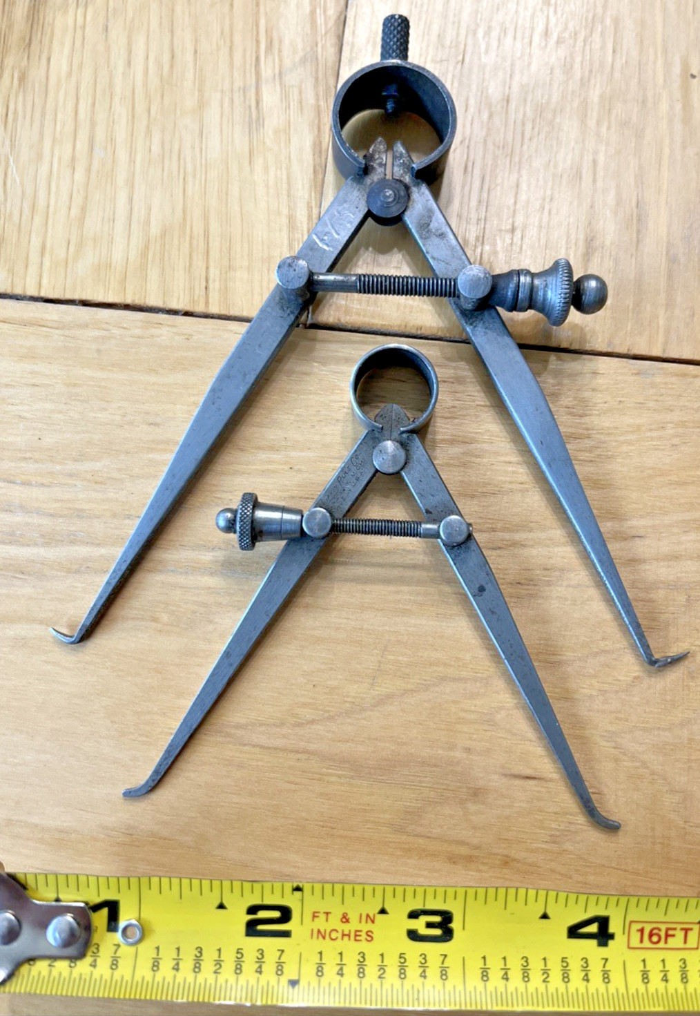 Caliper set of 5 internal, external & devider