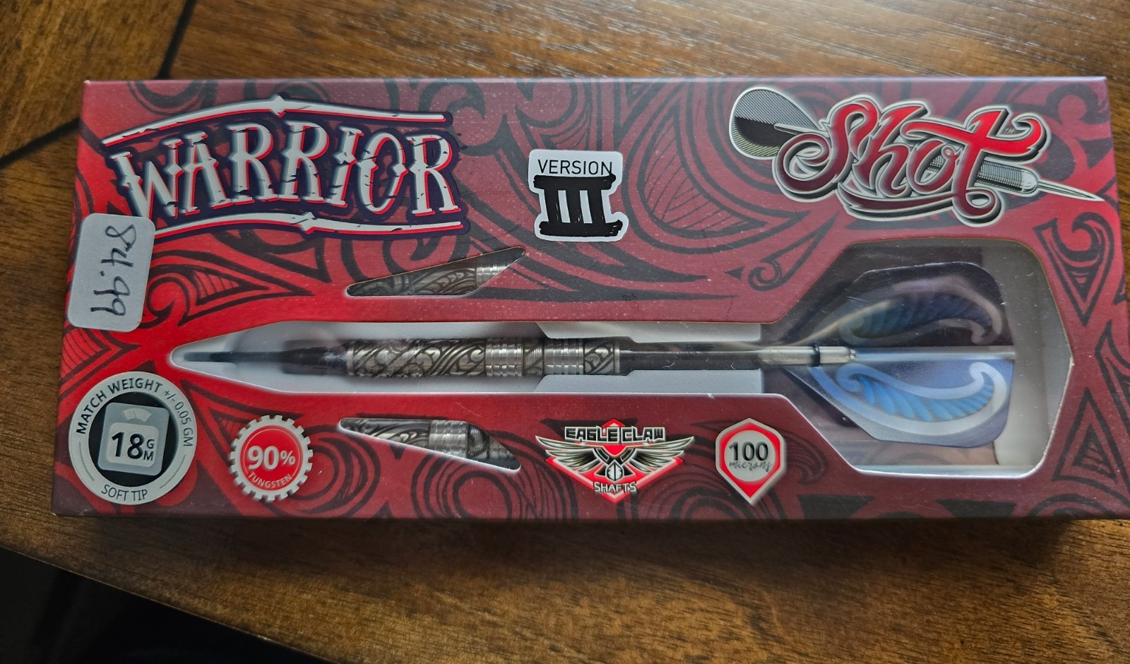 Shot Warrior soft dart set   18 gram