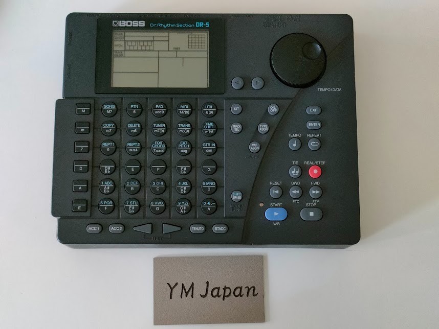 BOSS DR-5 Dr. Rhythm Section Drum Machine Sequencer Tested Japan Used #84524
