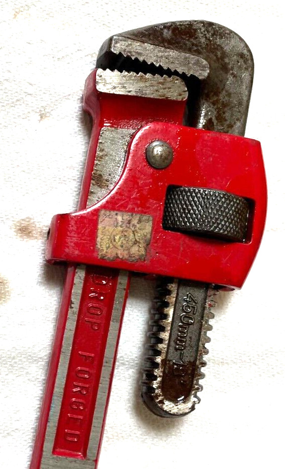 Benchmark 18 Inch Pipe Wrench Drop Forged Monkey Plumber Adjustable Wrench