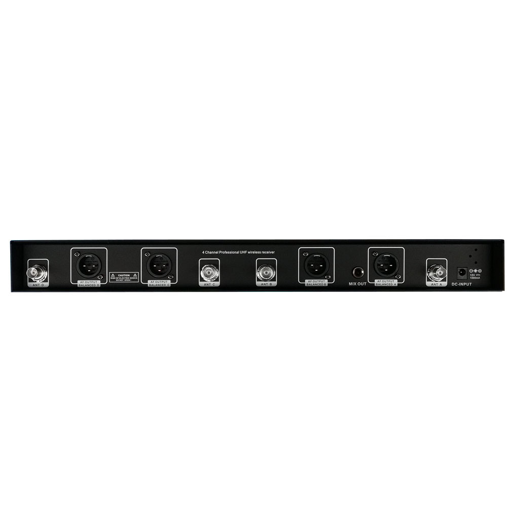 UHF 4 Channel Cordless Mic for Sennheiser Wireless Headset Microphone System