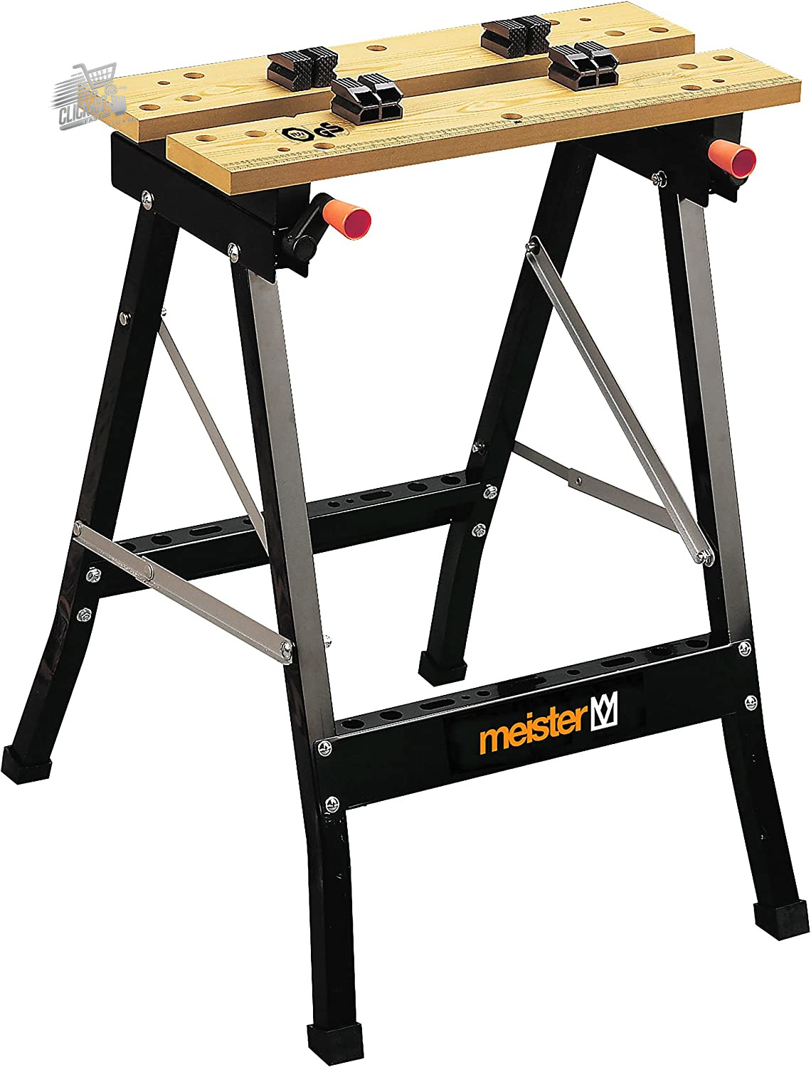 Workbench And Clamp - Capacity 150 Kg - Large Floor - Ladder, Printed Corners -