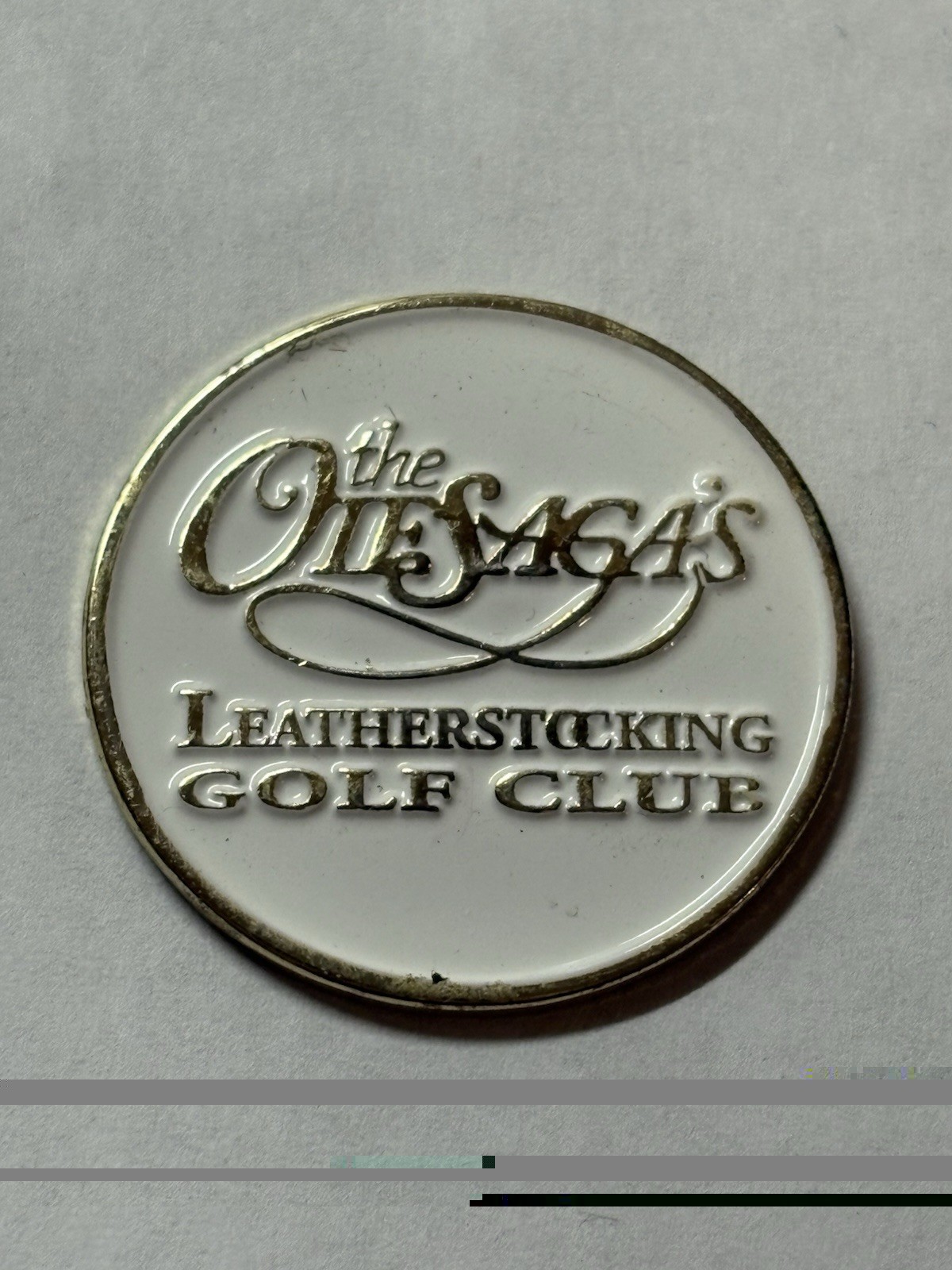 Leatherstocking Golf Course 1" Coin Style Golf Marker - Cooperstown, New York