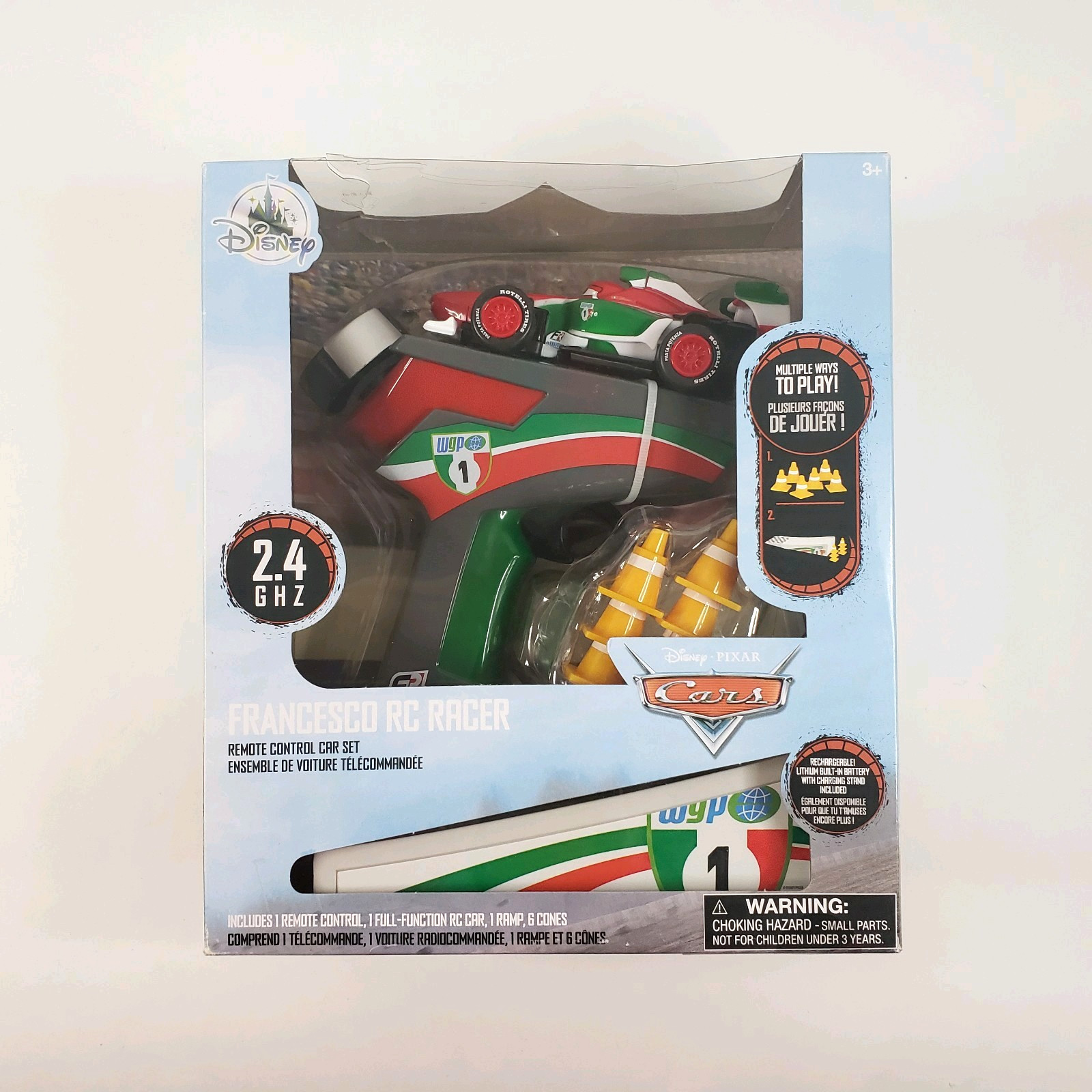 Disney Pixar Cars Francesco RC Remote Control Race Car Formula (Open Box)