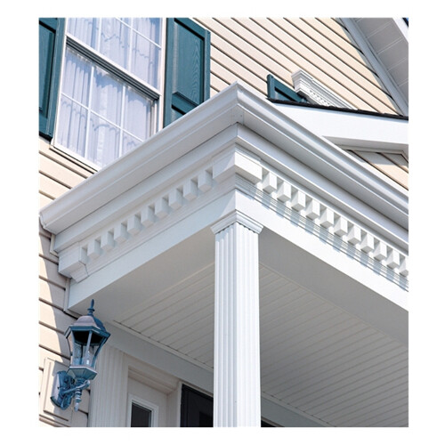 Mid America Vinyl Square Tooth Dentil Trim Carton of 8 4 Foot Pieces In Stock...
