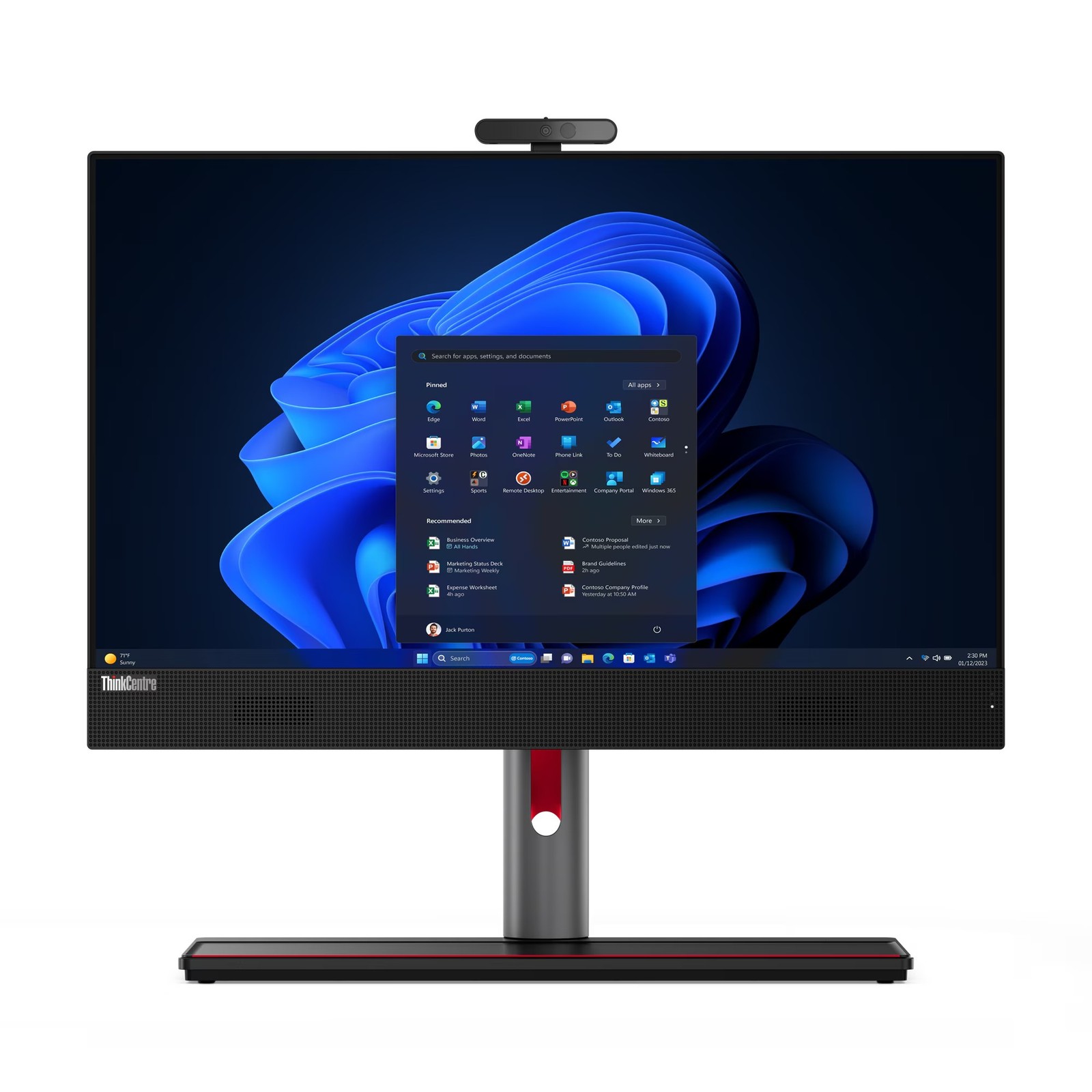 Lenovo Thinkcentre M90A G5 23.8"  Intel Core i5-14500 16GB 256GB SSD W11P